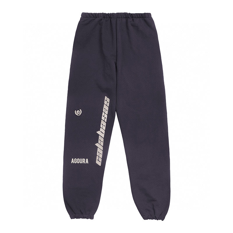 

Embroidery Kanye West Season 6 Sweatpants Men Women 1:1 Best Quality Season 6 Jogger Drawstring Trousers F1210, Black