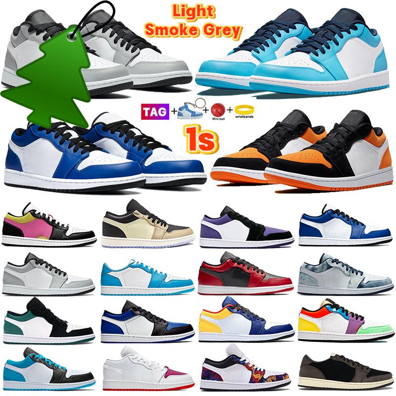 

1s Basketball Shoes Low 1 University Blue Light Smoke Grey Banned Shadow 2 .0 White Tan Gum Men Trainers Unc Canyon Rust Game Royal Se j, #43- light arctic pink