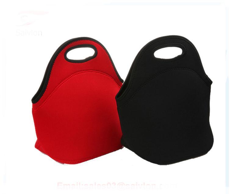 

NEW 100% Neoprene lunch bags cooler insulation lunch bags for women thermal bag box for kids tote handbag SN2061