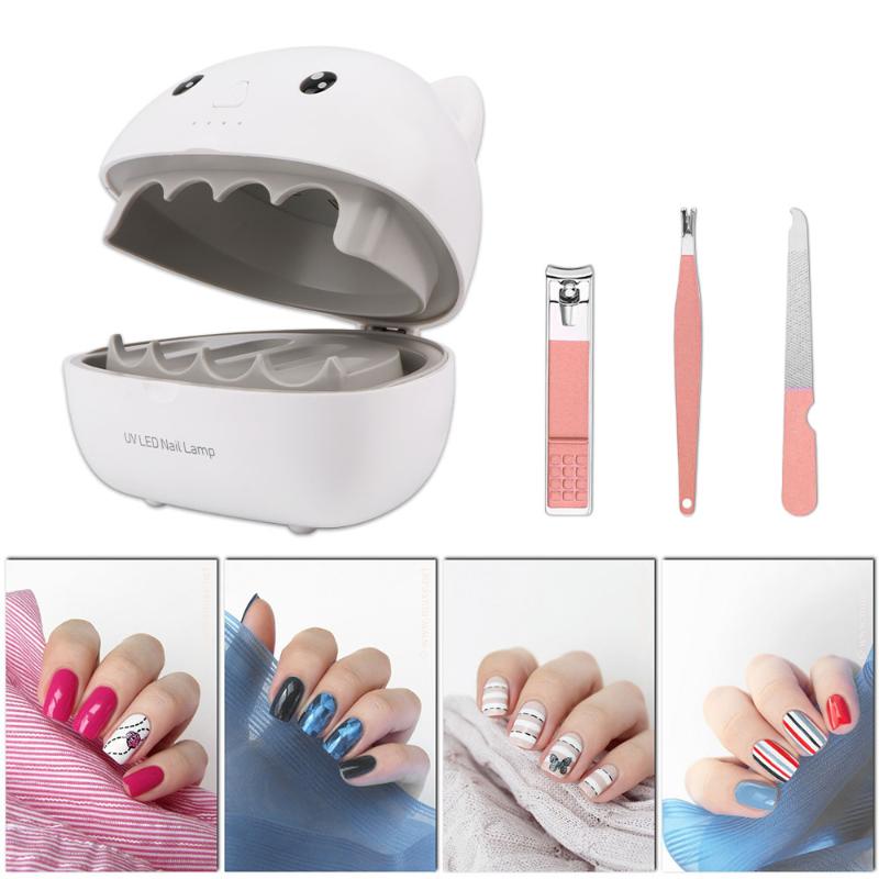 

UV LED Lamp USB Non Harmful Nails Dryer 15W Lamp For Manicure Gel Nail Drying For Gel Varnish Not Hurt Hands, Nail dryer with box