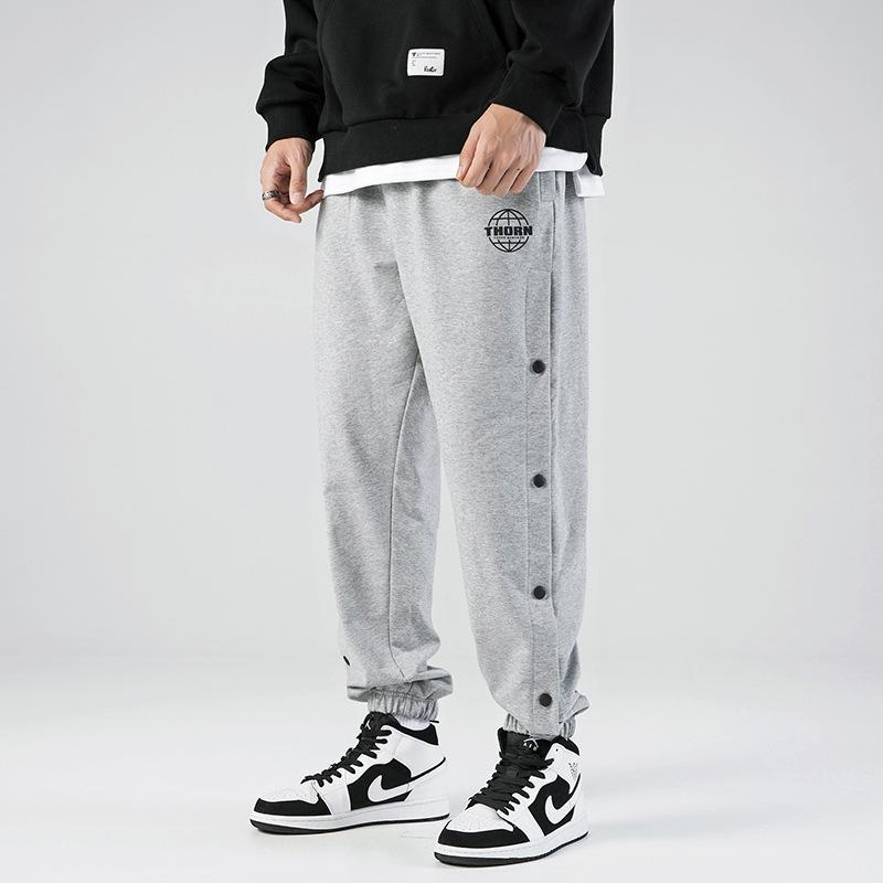 

Autumn New Sport Casual Pants Men's Trend Loose Drape Breeches, Black