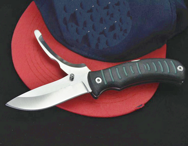 

New Arrival Two Blades Survival Folding Knife 8Cr13Mov Satin Blade ABS Handle Outdoor Multifunction EDC Gear With Retail Box