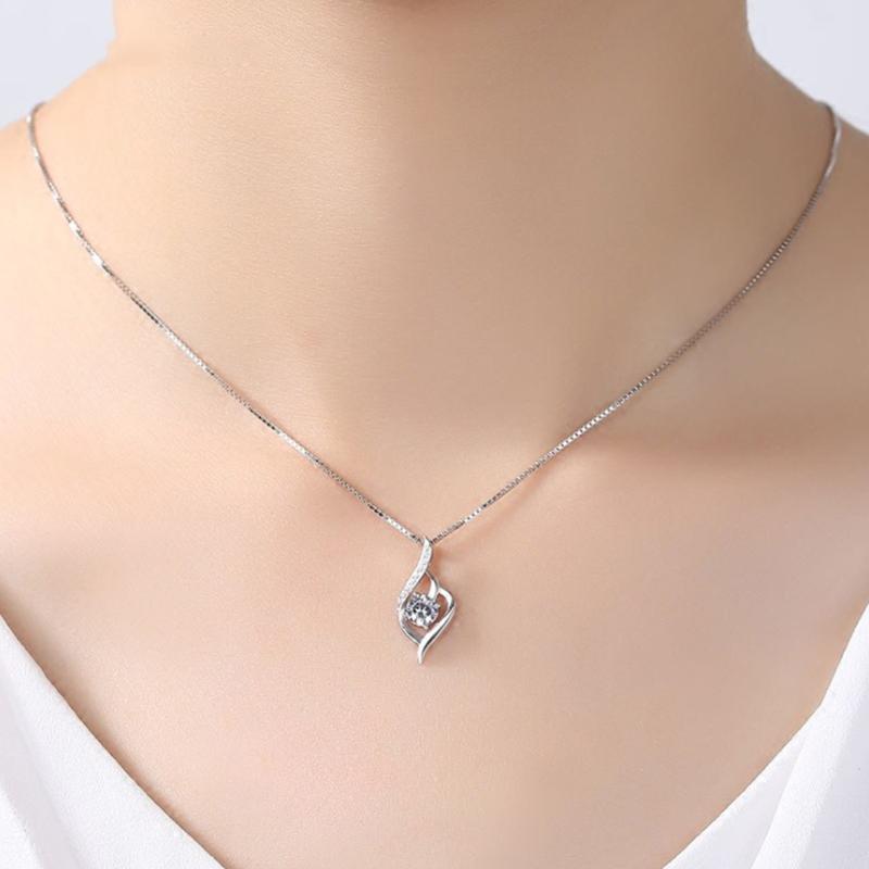 

2020 Party Wedding Pendant Necklace Clavicle Chain Womens Choker Necklaces Jewelry Crystal Elegant Pendant Necklaces