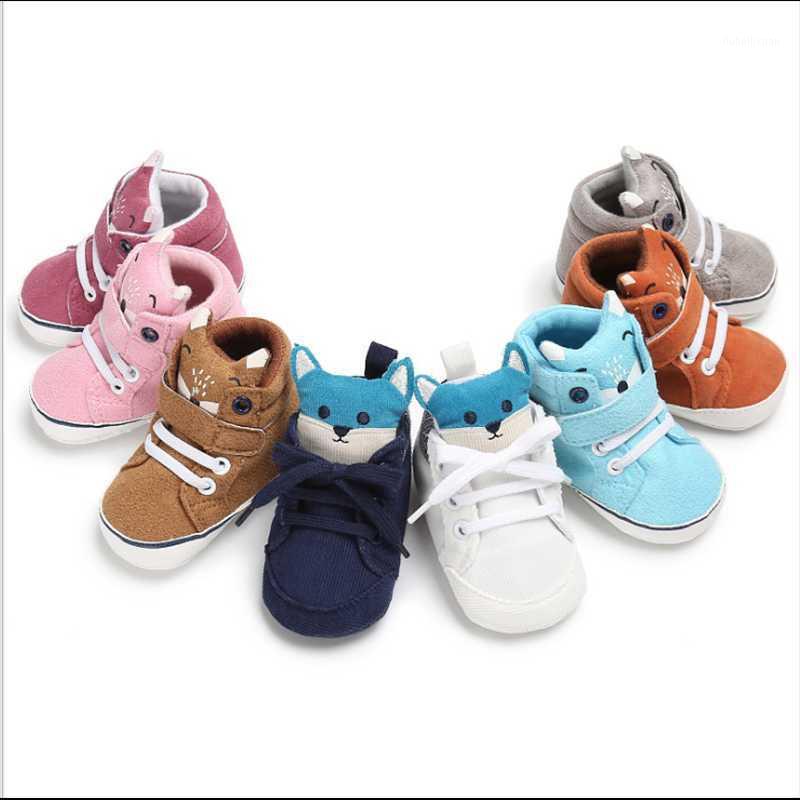 

New toddlers shoes for baby girls Cartoon Baby Shoes Cute Newborn Boys Girls First Walkers Flats Soft Sole Non-slip Footwe1, Brown