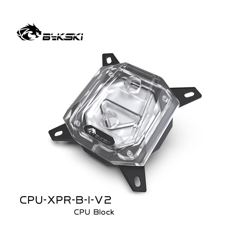 

Bykski CPU-XPR-B-I-V2 CPU Water Block 5V 3PIN for INTEL LGA1150 1151 1155 1156 2011 X99 Transparent support GND Water Cooling
