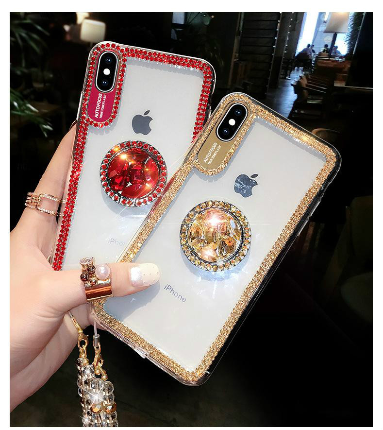 

Designer Rhinestone Phone Case For iphone 12 Mini 11 Pro Max Xs Xr X Luxury Glitter Protective Shell For iphone SE 2020 7 8 Plus