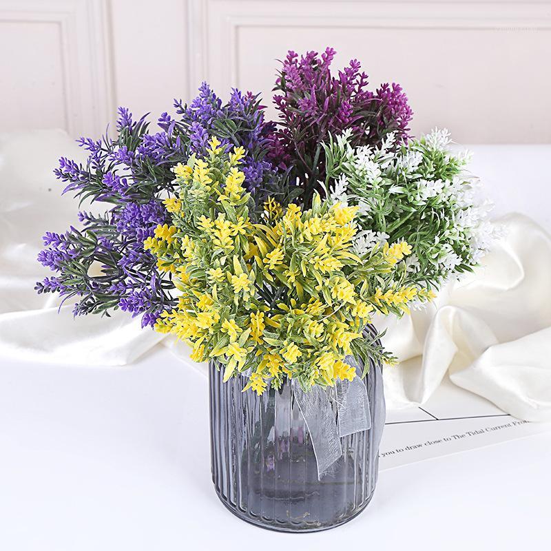 

Decorative Flowers & Wreaths 5Pcs Plastic Artificial Plants 26cm Wheat Straw Grass Household Decoration Fake Faux Greenery1, B89