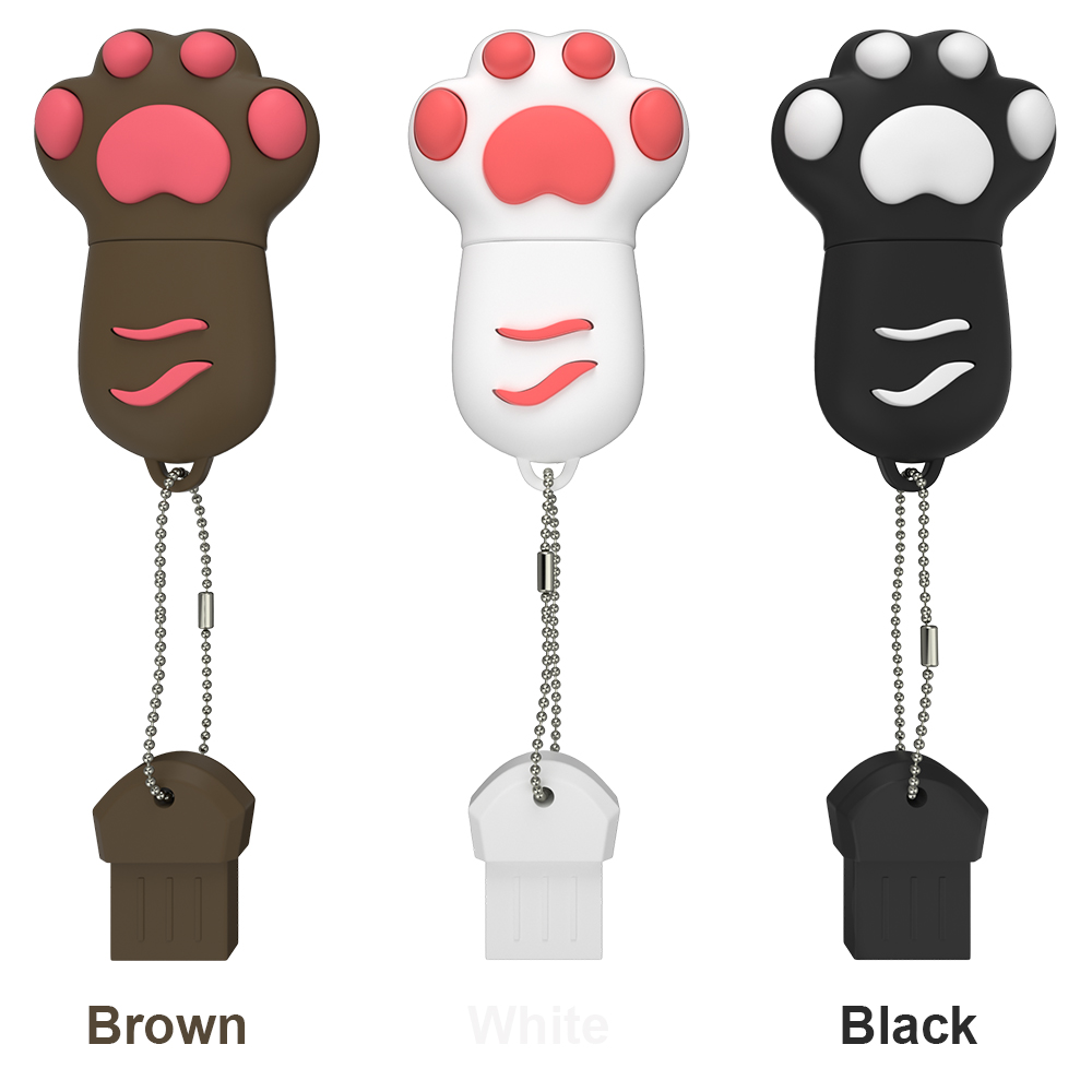 Newest 64gb 32gb Pen Drive16gb 8gb Cat claw memory stick Cute animal usb flash lovely animal Storage device cle usb PC-image-752458168