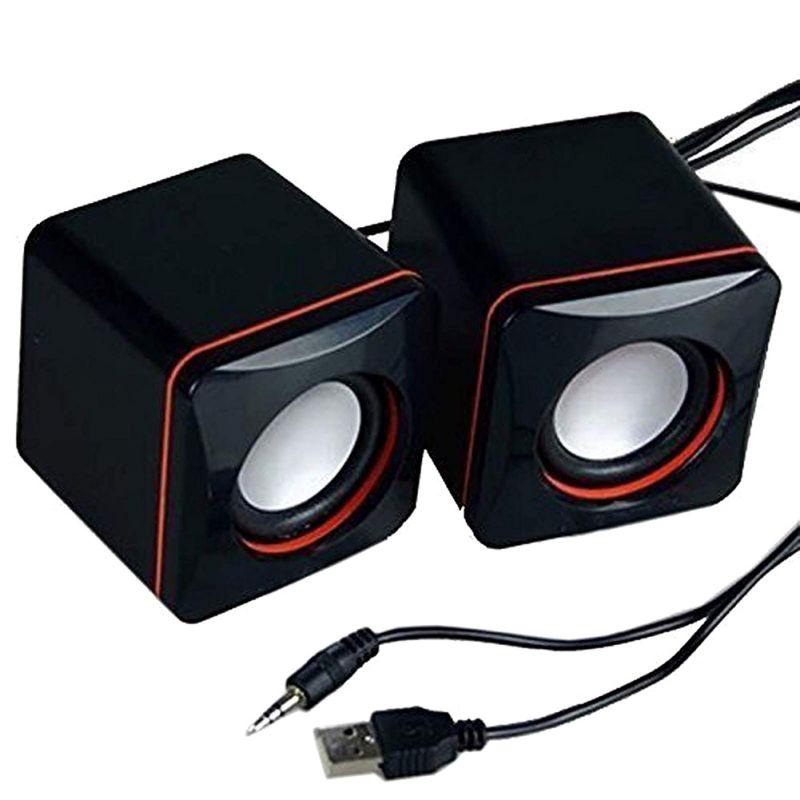 

Portable Mini Stereo Speaker USB 3.5 mm Audio Jack Laptop Desktop Computer Loudspeaker Wired Speakers