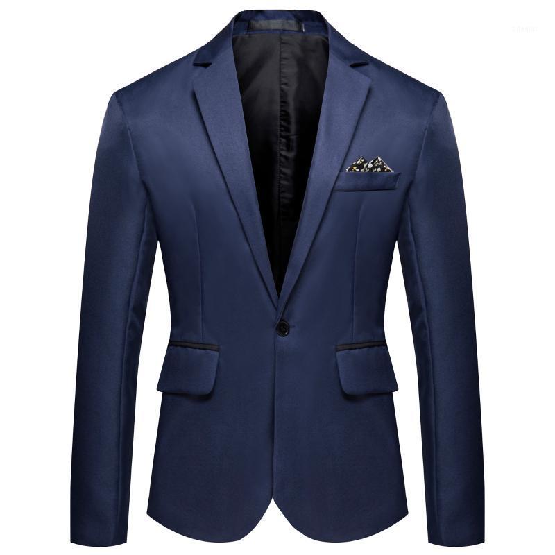 

Mens Suits Blazers New Pure Color Casual Suit for Men In Large Size Small Suit Jacket 8 Colours -5XL1, Black
