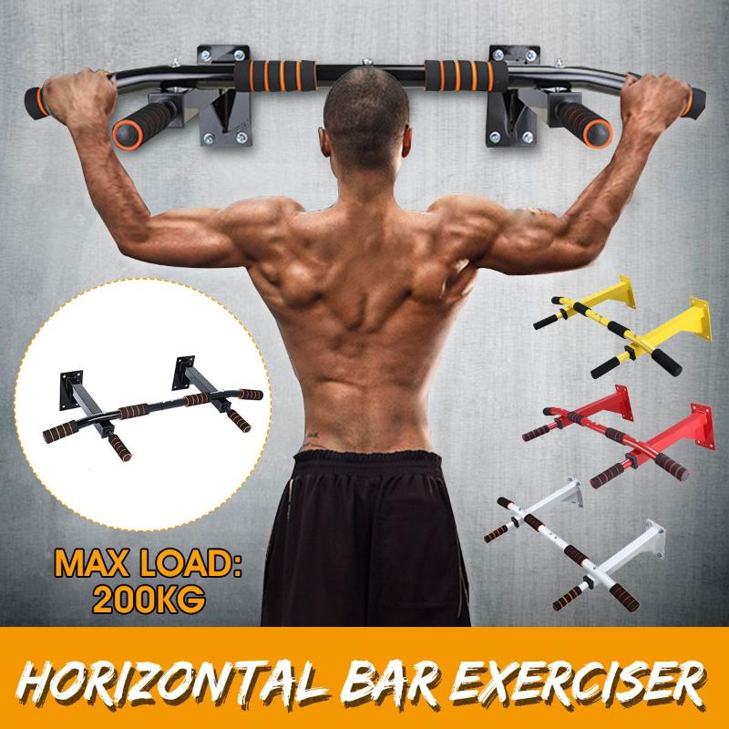 

Door Horizontal Bars Steel 200kg Home Gym Workout Chin push Up Pull Up Training Bar Sport Fitness Sit-ups Equipments Heavy Duty