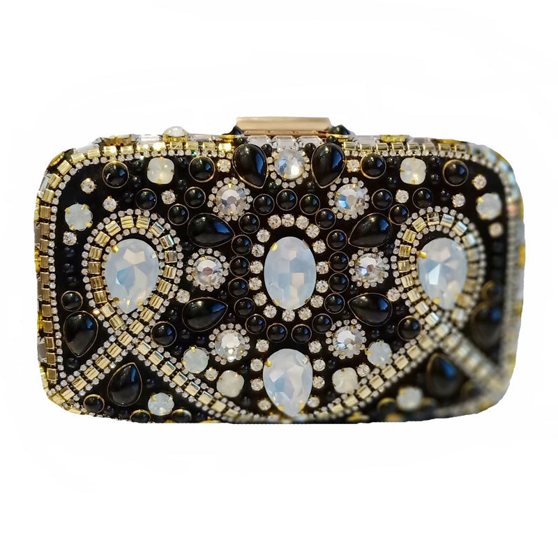 

Clutch Pouch Ladies Night Bags of Women's Diamond Chain Purse Form Leather Handbags Ae50eb Purses 5xga, Sexy black.