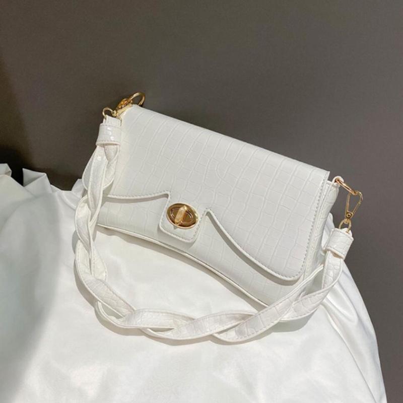 

Stone pattern Tote bag 2021 New High-quality PU Leather Women's Designer Handbag Weave Shoulder strap Shoulder Bags Armpit bag, Black