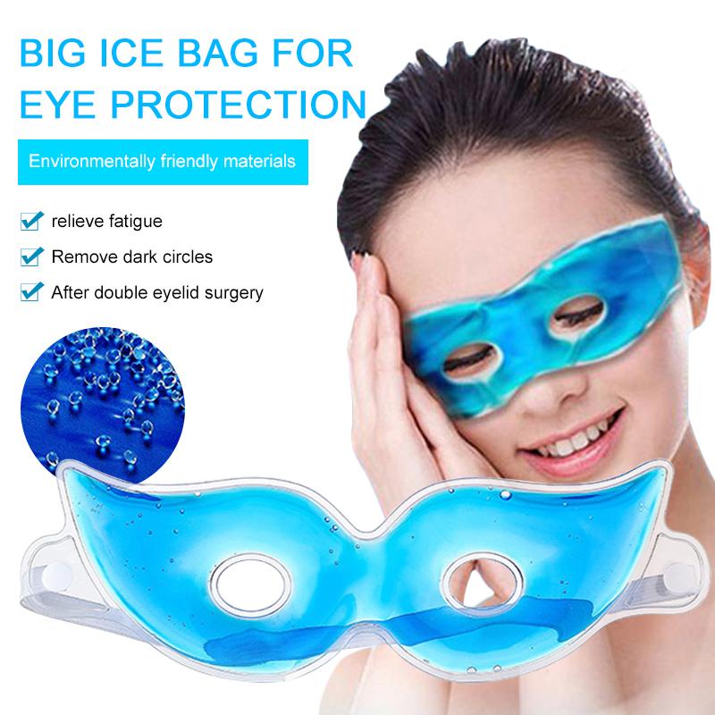 

1 Pcs Cold Eye Mask Ice Gel Eye Fatigue Relief Reduce Dark Circles Cooling Care Relaxing Sleeping Gel Patches Mask TSLM1