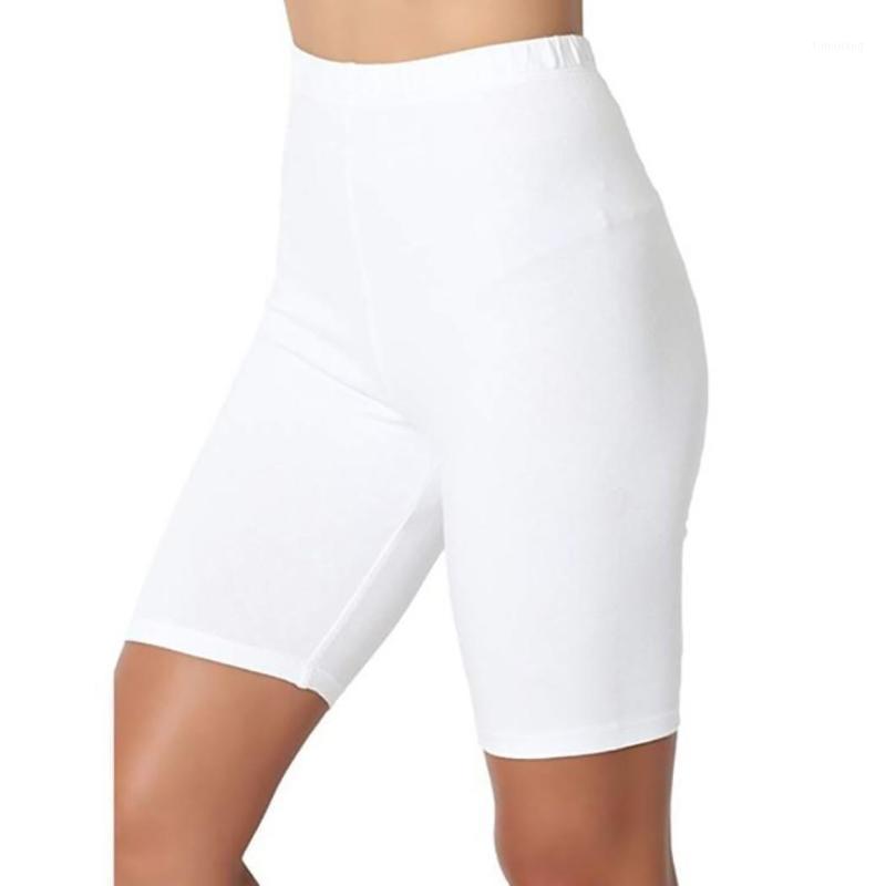 

Women Comfy Breathable Yoga Running Cropped Trousers Sporting, None Shorts High Waist Thigh Length Slim Summer1, Black