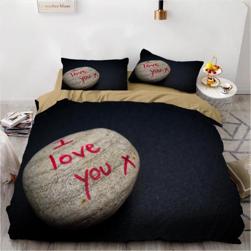 

Geometric Pattern Pillow Cases Comforter Bedding Set 2/3 Pcs Set Bed Cover Kid Duvet Cover Adult Child Bedroom Decor, As picture