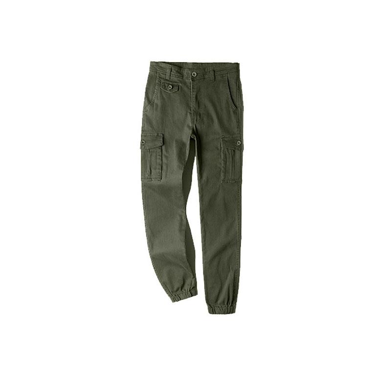 

Men's Pants Foot Close Pants Tactical Men's Cargo Multi-pocket Overalls, Black