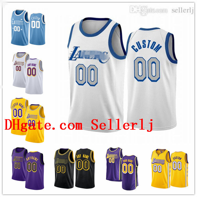 

Custom Los Angeles Lakers LeBron 23 James Anthony 3 Davis Marc 33 Gasol Alex 4 Caruso Magic Johnson City Basketball Jersey, Black;red