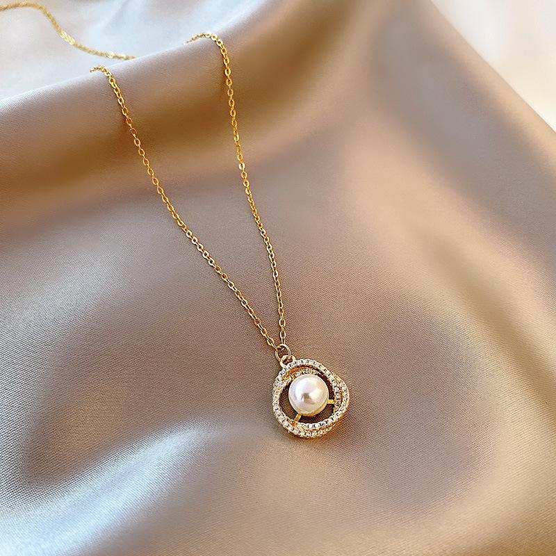 

Chokers MY2 Fashion Pearl Pendant Necklace Ins Necklaces For Women Fine Jewelry