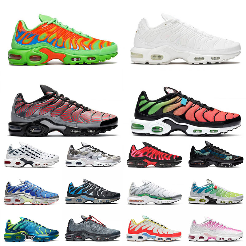 

Top Quality TN plus SIZE US 12 Running Shoes mens womens MEAN GREEN Sup White Worldwide Sport Trainers Sneakers 36-46, C15 toggle lacing blue 40-46