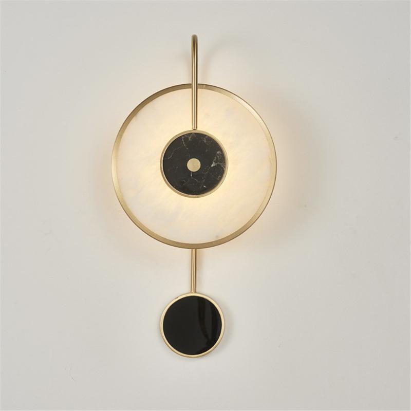 

Indoor LED Retro Marble Wall Light Decorative Wall Light Home Living Room Bedroom Round / AC220V Warm