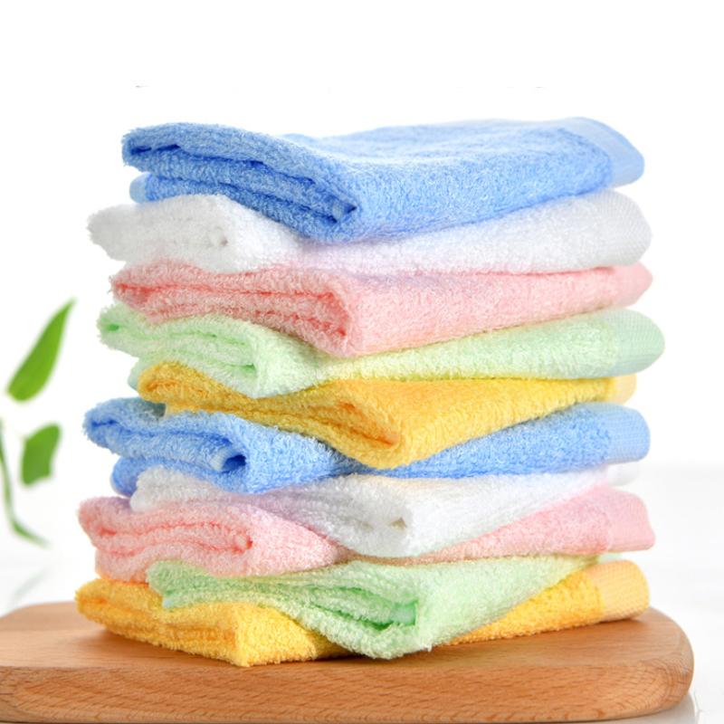 

10PCS Towel Baby Facecloth Baby Bath Towel Handkerchief Cotton Burp Cloth Soft And Absorbent Gauze Kindergarten Washcloth, Yellow(10pcs)