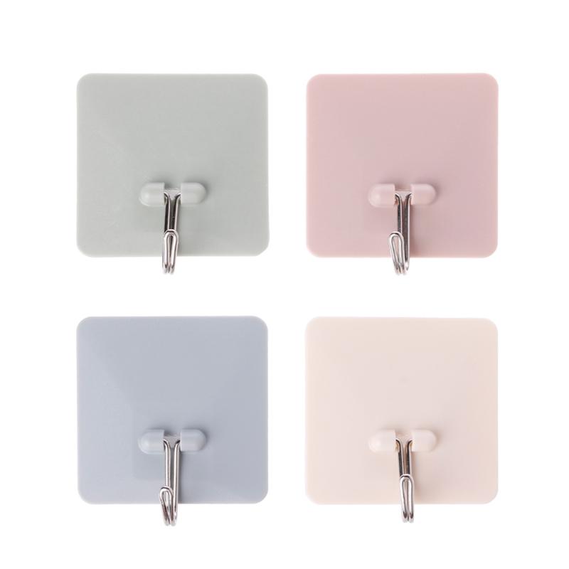 

Adhesive Hooks Rotating Strong Sticky Holder Hanging Bathroom Kitchen Hanger