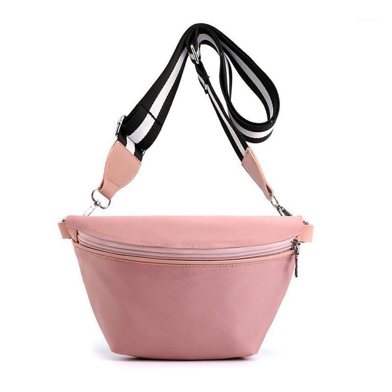

2020 new women's diagonal cross-body bag Korean casual ladies breast bag1, Black