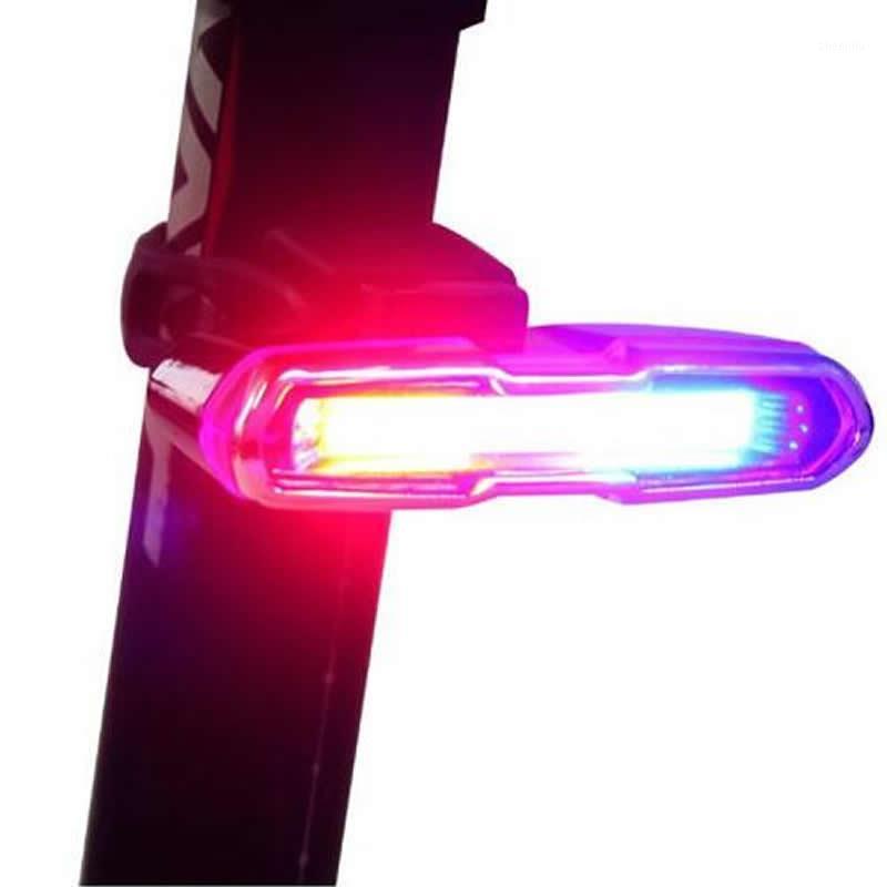 

USB Rechargeable Front Rear Bicycle Light Lithium Battery LED Bike Taillight Cycling Helmet Light Lamp Mount Bicycle Accessories1