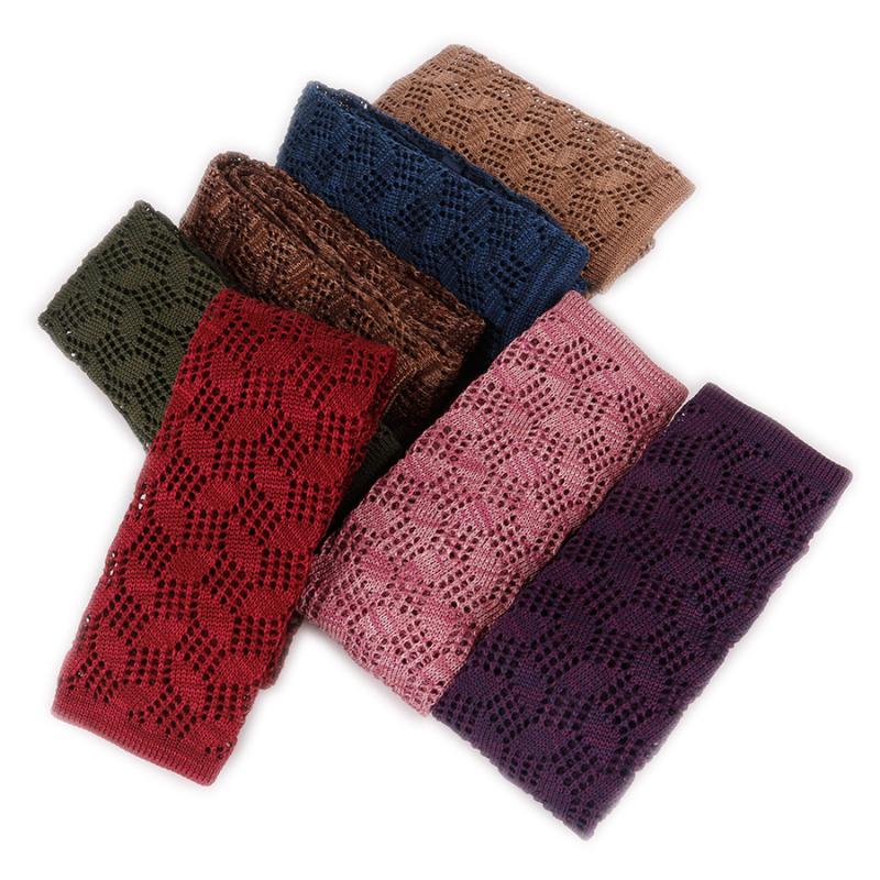 

2020 New 5cm Knitted Necktie for Mens Knitting Neck Ties for Wedding Business Formal Suits Knit Slim Tie Gravata