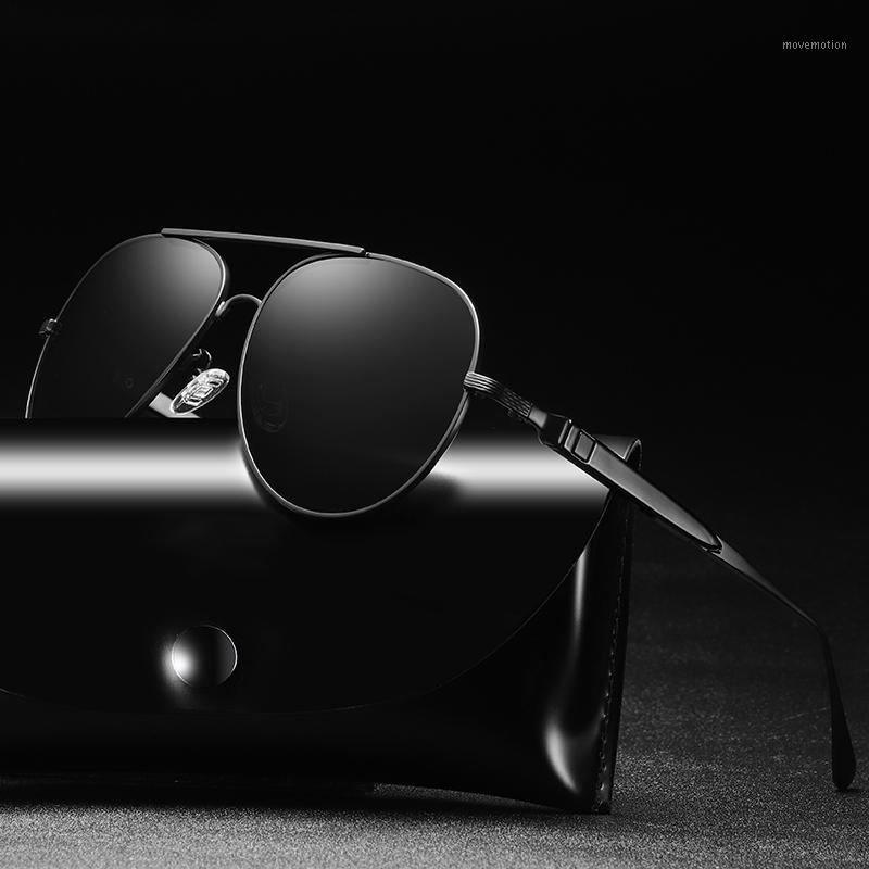 

FONDYI Retro Vintage UV400 Pilot Sunglasses Men Polarized Aviation Sun Glasses Women Driving Travelling gafas de sol with Case1