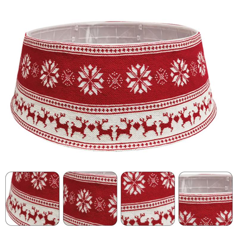 

1 Set/2Pcs Christmas Themed Christmas Tree Skirt Xmas Tree Apron Decor