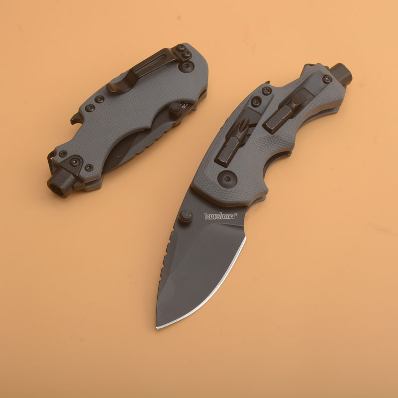 

Kershaw Shuffle DIY 8720 Multifunction Tactical Folding Knife Outdoor Camping Hiking Hunting Fishing Pocket Knife Bottle Opener Screw Drive