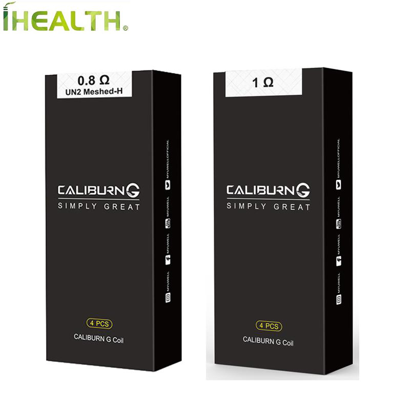 

Original Uwell Caliburn G mesh 1.0 ohm UN2 Meshed-H 0.8ohm Coil Fit for Uwell Caliburn G Pod Kit 4pcs each pack