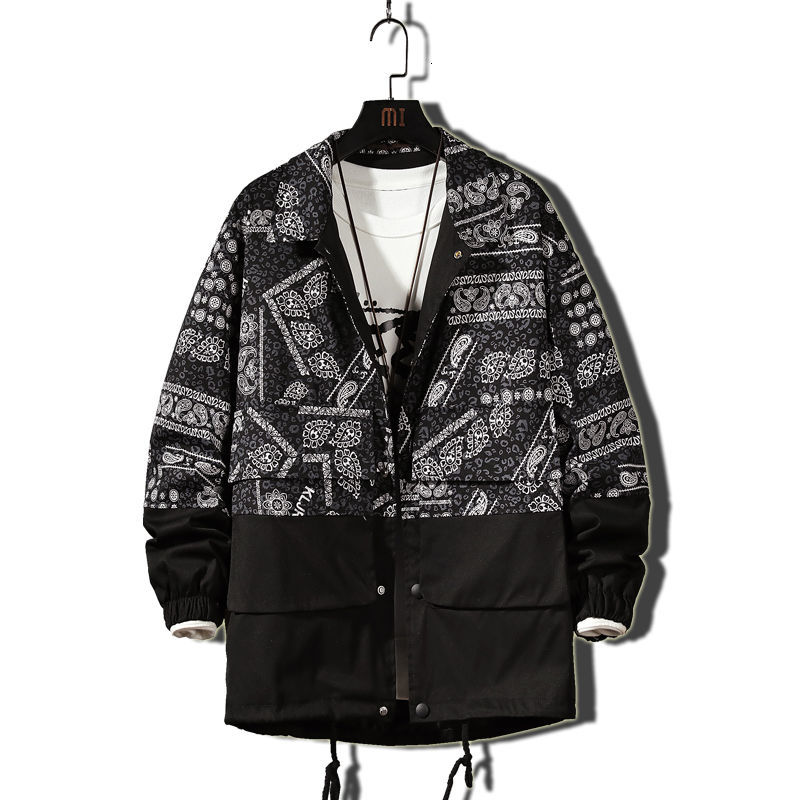 

Men's Spring 2021 New Drops Jacket Sews Great Size S-5xl Trend Beautiful MSSP, Black