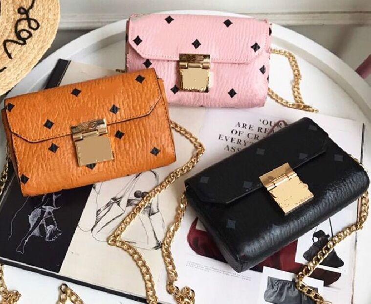 

Pink sugao designer handbags mletter print women messenger bag chain bag crossbody pu leather high quality purse clutch wallet with box, 1#