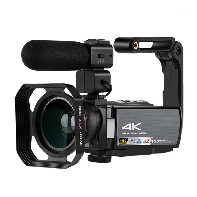 

Ordro WIFI AE8 Vlog Camera Full HD Touch Screen 4K Video Kamera Digital IR Night Vision Camera Fotografica Profesional Camcorder1, Standard us