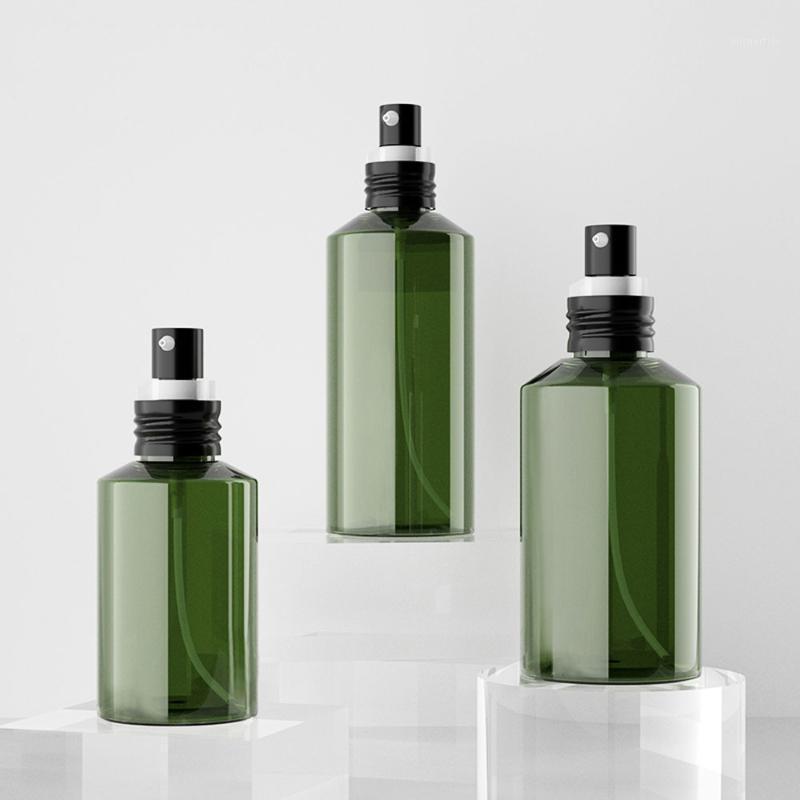 

30pcs 50/100/150/200ml green lotion cream pump cosmetic container , travel size shampoo liquid soap dispenser plastic bottles1