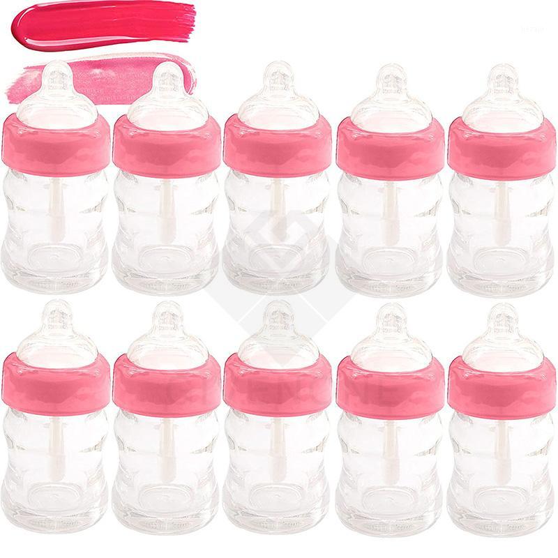 

Wholesale 5 /7 ml Clear Empty Lip Gloss Tube Baby Bottle Shape Containers Mini Lipstick Bottle Refillable DIY Cosmetic Container1