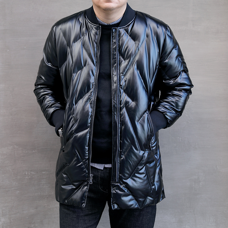 

Duck 90% White Winter for Man, Korean Fashion, Large Size, Down, Men's Hot Park Jacket 8833 Ip1m, Black one