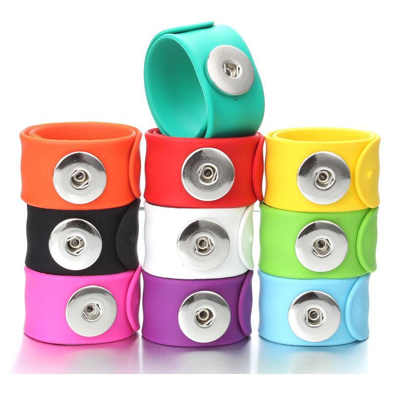 

Creative Circle Pvc Snap noosa Button Bracelet Fit 18mm Snap bangleFor Women Children Fun Gift Jewel jllbSr