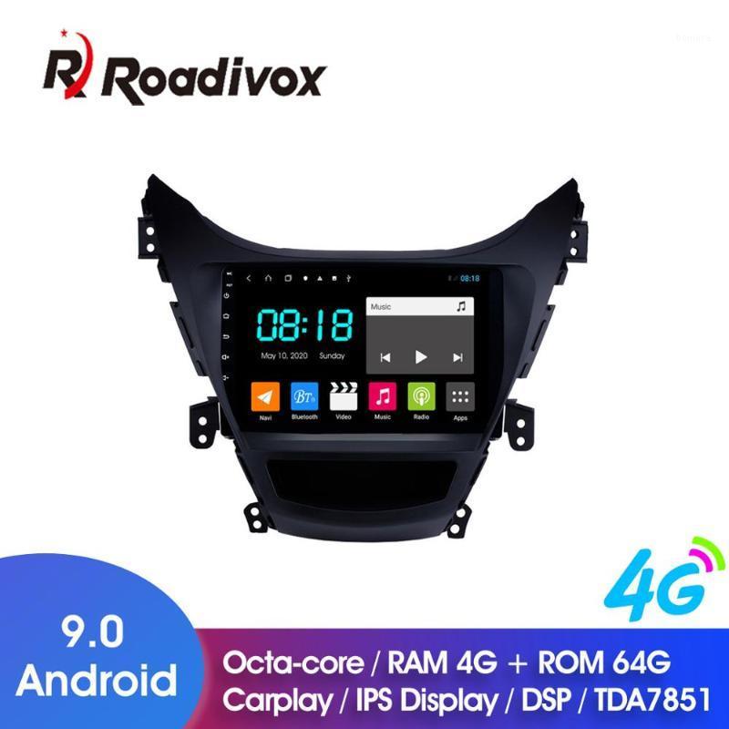 

9" android 9.0 Octa Core car gps dvd player for Elantra 2011 2013 car radio multimedia player head unit navigation1