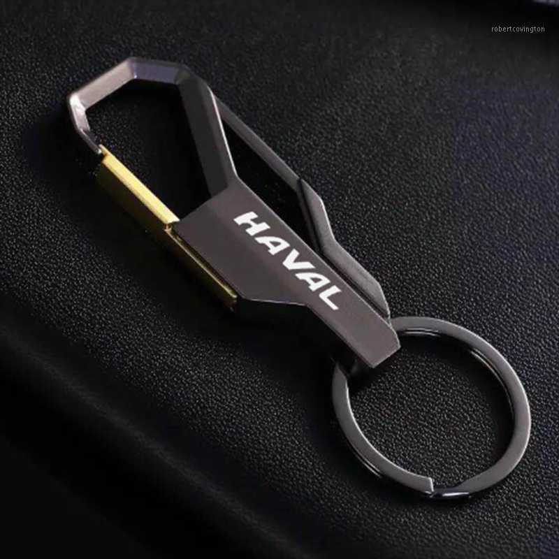 

Keychains For Great Wall Haval H6 C50 F7 H9 M6 H5 Metal Alloy Car Keychain Laser Style Buckle Waist Key Chain Ring1