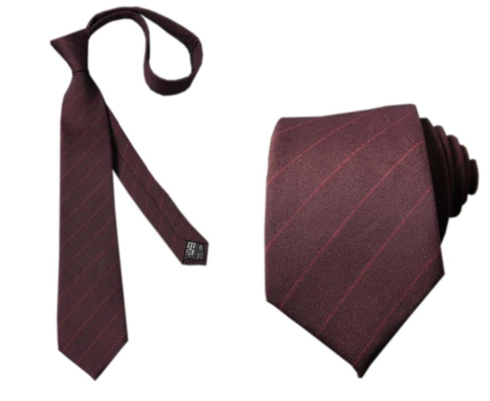 

Men's Cotton Blends Ties Male Classical Stripes Business Wedding Work Necktie Apparel Accessories