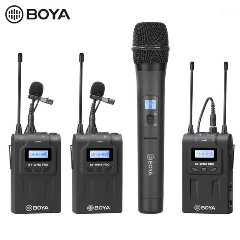 

BOYA BY-WHM8 Pro Handheld Microphone UHF Wireless Unidirectional Dynamic Mic Transmitter for Stage Film ENG BY-WM8 Pro Receiver1