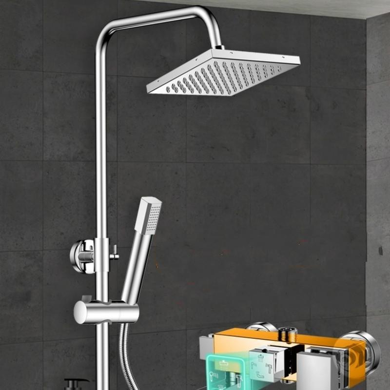 

Wall Mounted Shower Taps Thermostatic Mixing Valve Mixer Single Handle Shower Robinet Baignoire Bathroom Fixture DI50LY