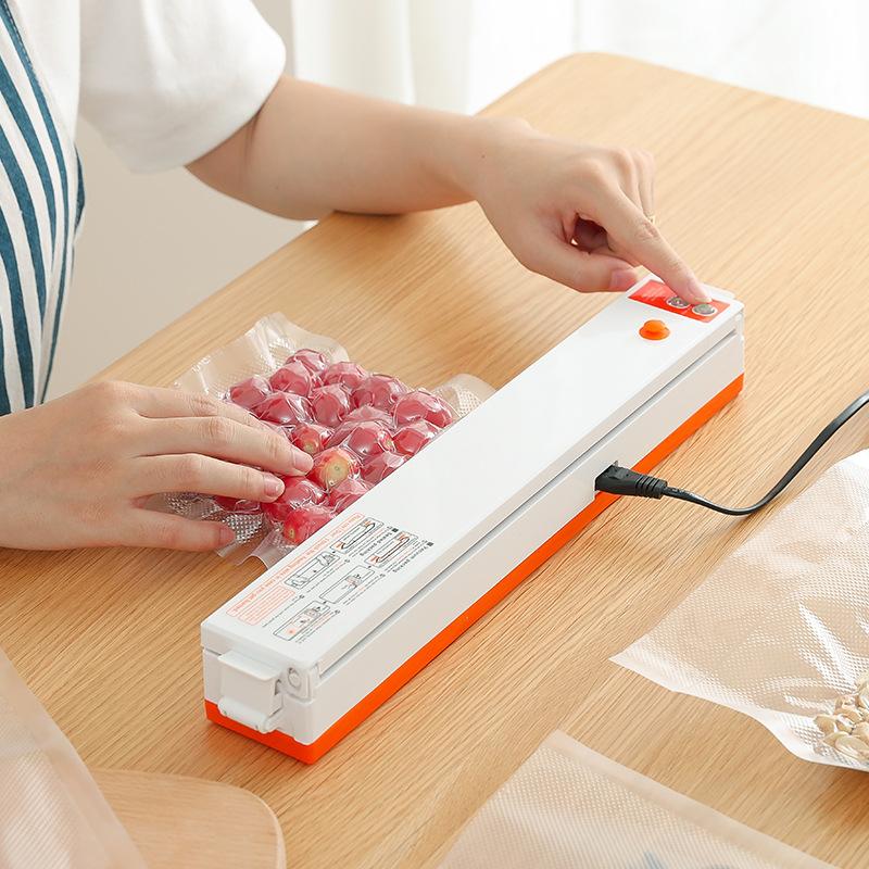 

Vacuum Sealer Packaging Machine 220V/110V Electric Household Vacuum Sealer Film Packer Including 10Pcs Bags