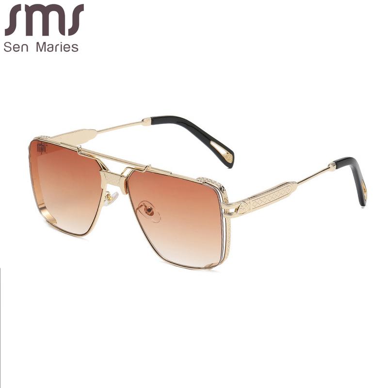 

Sen Maries Oversized Square Sunglasses Women 2021 Designer Sunglasses Men One Piece Men Gafas Shade Mirror UV400