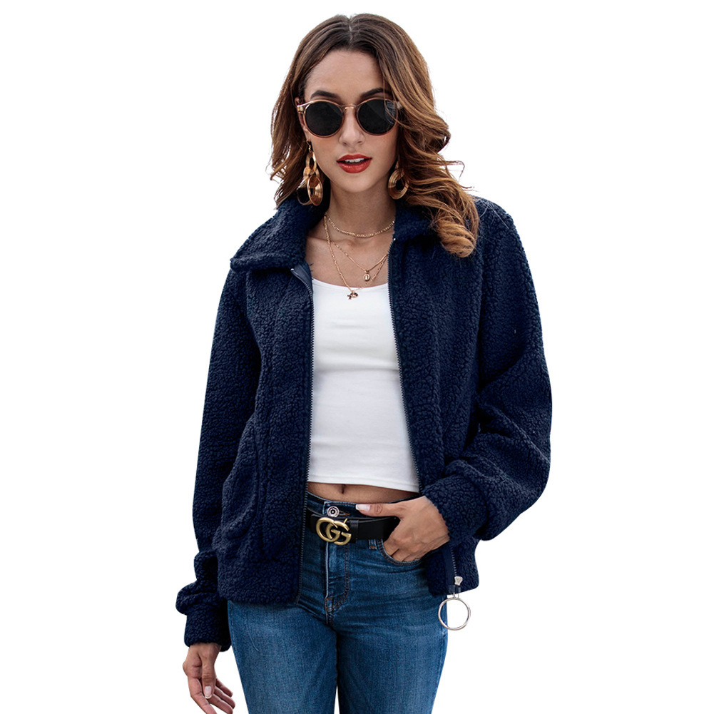 

Solto Terno-Casaco vestido Outono Novo Produto de Moda Mulher Cashmere Cardigan Cor Slida Manga Longa FHZ9, April