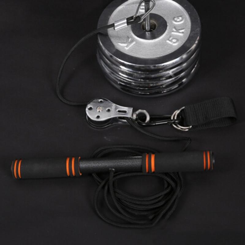 

Fitness Pulley Cable System DIY Loading Pin Lifting Triceps Rope Machine Workout Adjustable Length Home Gym Sport Accessories